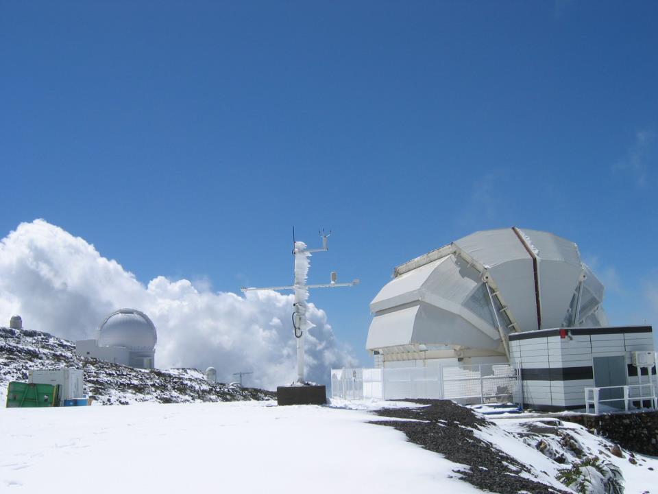 The clamshell enclosure of the Liverpool Telescope